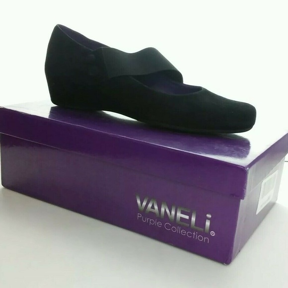 VANELi Womens Mabel Black Suede Size 10 - Picture 7 of 7